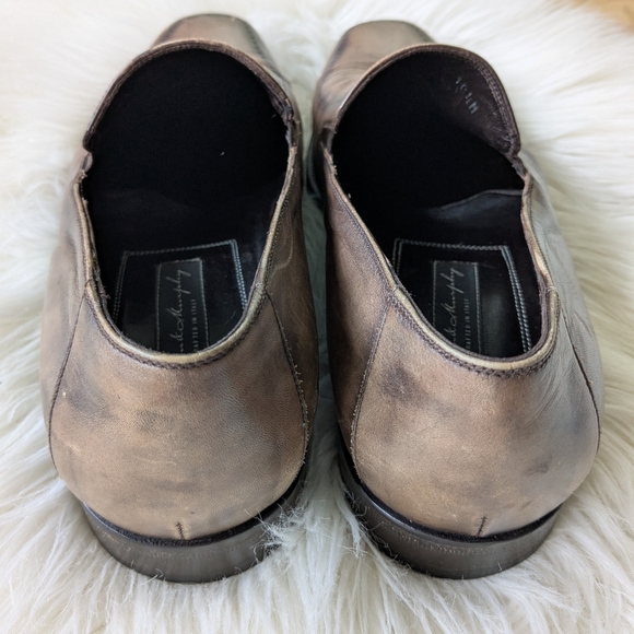 {Johnston & Murphy} Men\'s Brown Italian Leather Slip-On Loafers main image 5